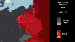 VistulaOder Offensive Every Day WW2 [upl. by Aracat]