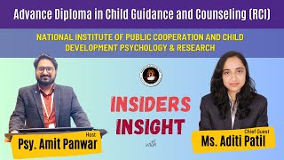 Advance Diploma in Child Guidance and Counseling RCI from NIPCCD  Power Within Psychology [upl. by Neih]