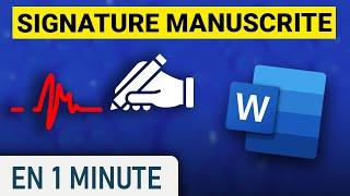 🖋 How to Add Signature in Word [upl. by Nyrret]