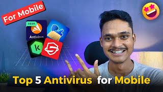 Top 5 best antivirus for Smartphone  Best antivirus App for iPhone amp Android [upl. by Damalas491]