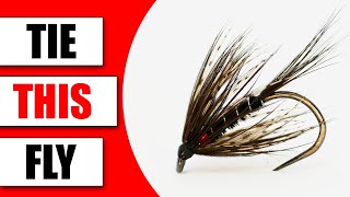 Double Hackled Cruncher flytying flyfishing catchmorefish [upl. by Norad]