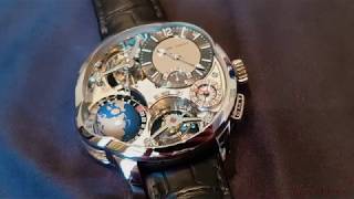 Greubel Forsey GMT Quadruple Tourbillon handson [upl. by Mikeb485]