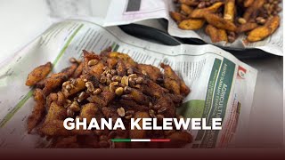 HOW TO MAKE KELEWELE GHANA SPICED PLANTAIN RECIPE [upl. by Earahs768]