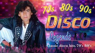 Dance Disco Songs Legend  Golden Eurodisco Megamix  Best disco music 70s 80s 90s [upl. by Mcfarland]