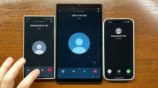 Samsung S24 Ultra vs iPhone 15 Pro Max WhatsApp Outgoing Call to Samsung Tab A7 Lite Whos First [upl. by Leonardo]