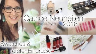 Catrice DIE Neuheiten 2016 I Swatches amp erster Eindruck Herbst  Winter [upl. by Ahsitak808]