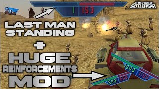 SW Battlefront 2004  Huge Reinforcements Mod [upl. by Mihar88]