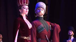 Kabardinka Show  Circassian Noble dance quotUork Qafaquot [upl. by Hairahcaz523]