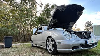 SEMI TRUCK TIRE DID UNDERCARRIAGE DAMAGE ON MY MERCEDES W210 SPORTS SEDAN [upl. by Lasky70]