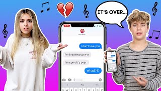 Tik Tok Lyric TEXT PRANK On My GIRLFRIEND WE BROKE UP🥺💔 Gavin Magnus ft Coco Quinn [upl. by Htebirol]