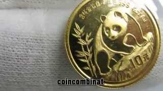 CHINA GOLD PANDA 1990 YUAN [upl. by Giles]