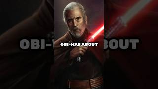 Why Dooku Told ObiWan About DARTH SIDIOUS starwars [upl. by Alcinia]