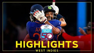 Highlights  West Indies v India  Patel Fires India to SeriesClinching Win  2nd CG United ODI [upl. by Adnara789]