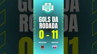 GOLS  Cearense Feminino 2024  2ª RODADA  The Blessed 0x11 Fortaleza futebolfeminino shorts [upl. by Hgieleak]