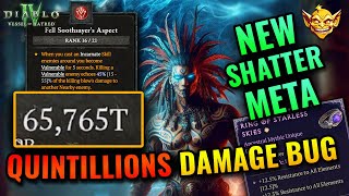 65767 QUADRILLION DMG  New SHATTER Quill Spiritborn Build Update  Diablo 4 Guide [upl. by Allcot715]