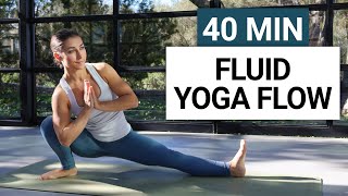 40 Min Fluid Vinyasa Yoga Flow  Full Body Intermediate  Advanced Yoga [upl. by Hartfield]