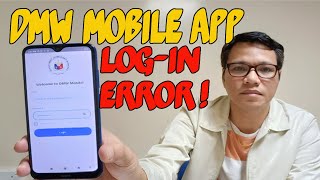 🔴DMW MOBILE APP REGISTRATIONLOGIN ERROR [upl. by Nirual]