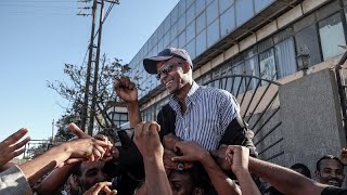 Ethiopia frees opposition leader Eskinder Nega [upl. by Nehtan690]