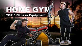 TOP 5 GERÄTE FÜR DEIN HOME GYM [upl. by Kelcy530]