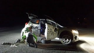 Barum Czech RALLY Zlín 2017  SS9 Moffett Roadside Repairs [upl. by Eiknarf]