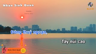 NHÂN SINH QUÁN  JIN TUẤN NAM Guitar beat solo karaoke Muoi Music  Muối SV [upl. by Olympias]