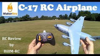 C17 Transport 3Axis Gyro RC Airplane review [upl. by Nuahsel]