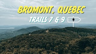 Bromont Quebec Mountain Biking Trails 7 amp 9 [upl. by Cristionna]