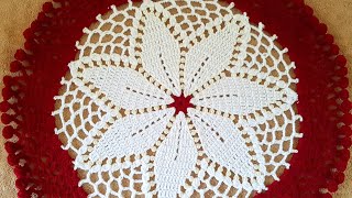 Moti Thalposh  very easy and beautiful crochet thalposh doily woolen Moti rumal design ♥️ [upl. by Grosz]