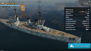 HMS Invincible Rank 3 🇬🇧 premium battlecruiser gameplay  War Thunder Mobile [upl. by Roscoe]