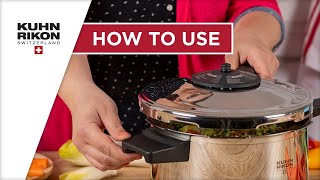 DUROMATIC® Pressure Cooker how to steam off  KUHN RIKON [upl. by Pilar]