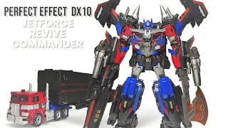 JETWING OPTIMUS PRIME  PE DX 10 JETFORCE REVIVE COMMANDER TRANSFORMATION [upl. by Almap]