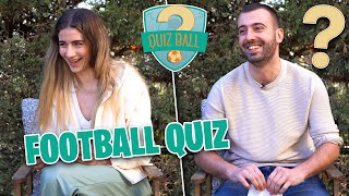 ΠΟΙΟΣ ΠΑΙΚΤΗΣ ΕΧΕΙ ΠΕΡΙΣΣΟΤΕΡΑ ΓΚΟΛ  Quizball ft Αριάννα Παπαγιάννη [upl. by Shelman713]