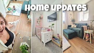 How I organise my 1 bed flat since having a baby  Home decor updates  Home plans  Small home [upl. by Nalorac]