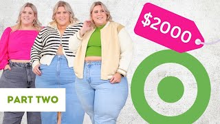 PART TWO 2000 Plus Size Try On Haul From Target [upl. by Thorstein849]