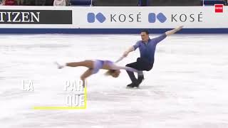 Pareja alemana se lleva medalla de oro en patinaje sobre hielo [upl. by Ariat94]