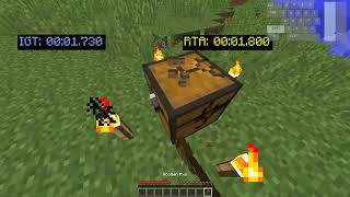 Minecraft Demo 189 Speedrun WR 1725 [upl. by Enneillij425]