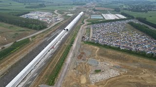 HS2 Green Tunnel and RAF Chipping Warden [upl. by Viridis828]