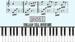 Rossini  William Tell Overture Piano Version [upl. by Elahcar]