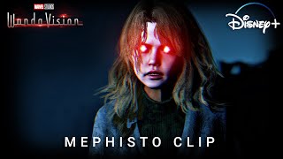 Wanda VS Mephisto Clip  Marvel Studios WandaVision  Animated [upl. by Mauchi308]