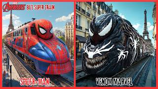 AVENGERS But TRAIN VENGERS VENGERS  All Characthers MARVEL amp DC 2024 [upl. by Annim]