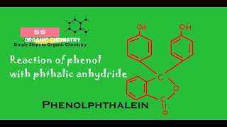 Reaction of Phenol with Phthalic anhydride Phenolphthalein  Organic Chemistry  Class12 [upl. by Oiramd]