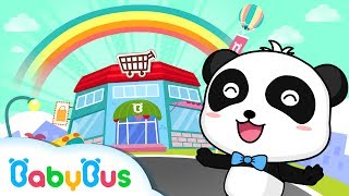 ❤ Supermarket  Original Nursery Rhymes  Kids Songs  BabyBus [upl. by Ettezzil186]