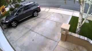 Toyota Highlander Crashing into House [upl. by Baruch984]