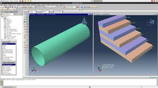 ABAQUS Tutorials  Composite Pipe Under Loads [upl. by Irita]