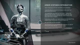 Destiny 2  Armor Synthesis Intro Quest Braytech Data amp Processing Unit Locations [upl. by Mirabella54]