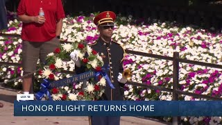 Honor Flight returns home [upl. by Sutphin874]