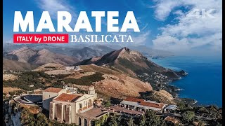 MARATEA Monte San Biagio Basilicata Italy Christ the Redeemer  4K drone footage [upl. by Elcin944]