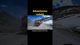 ladakh adventure dusty offroad watercrossing roadtrip motovlog snowfall coldest [upl. by Fania]