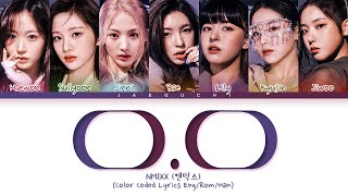 NMIXX OO Lyrics 엔믹스 OO 가사 Color Coded Lyrics [upl. by Adnilec]