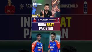 INDIA BEAT PAKISTAN 🥳🥳🥳 indvspak [upl. by Ariella717]